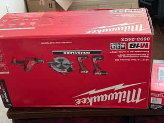 Milwaukee M18 4 tool combo kit & M18 Cordless Hex Impact Driver