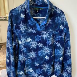 Ladies L. L. Bean fleece pull over jacket