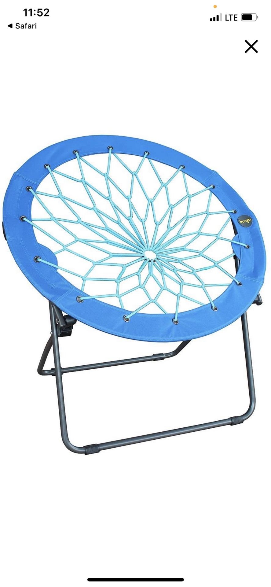 Blue Bungie Chair