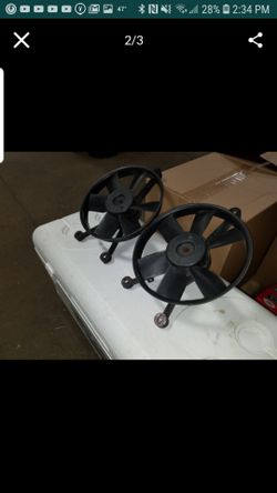 Camaro/Firebird dual cooling fens in perfect condition
