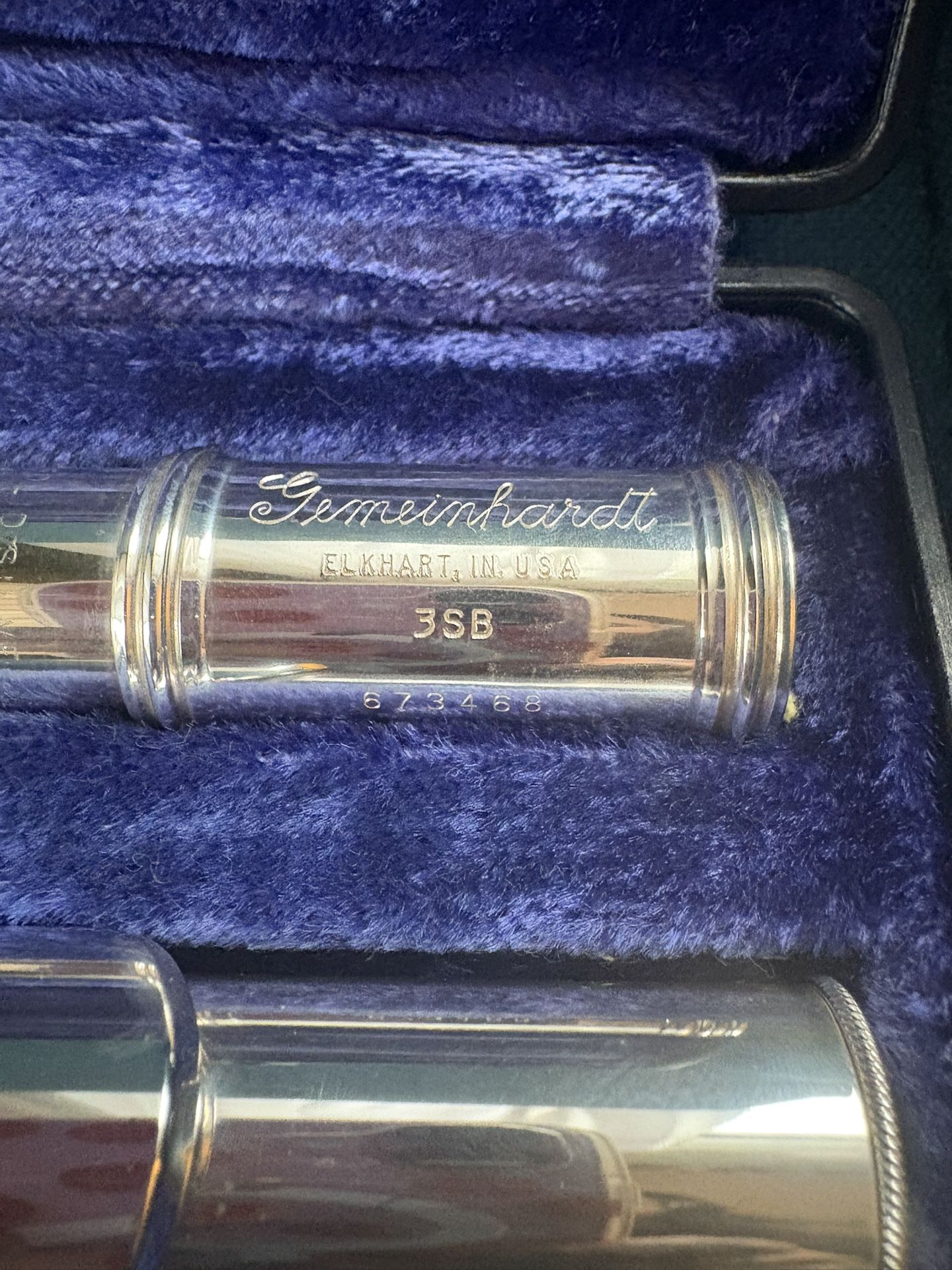 Gemeinhardt 3SB Solid Silver Open Hole Flute, Intermediate 