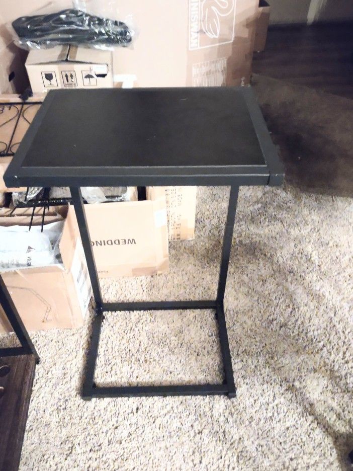 New Black Sofa/Side Table