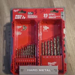 Drill Bit Set For Metal  Milwaukee 