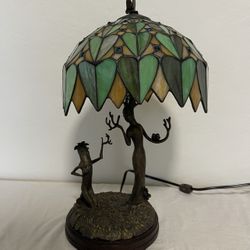Silly Symphonies Flowers And Trees Stained Glass Bronze Disney Lamp
