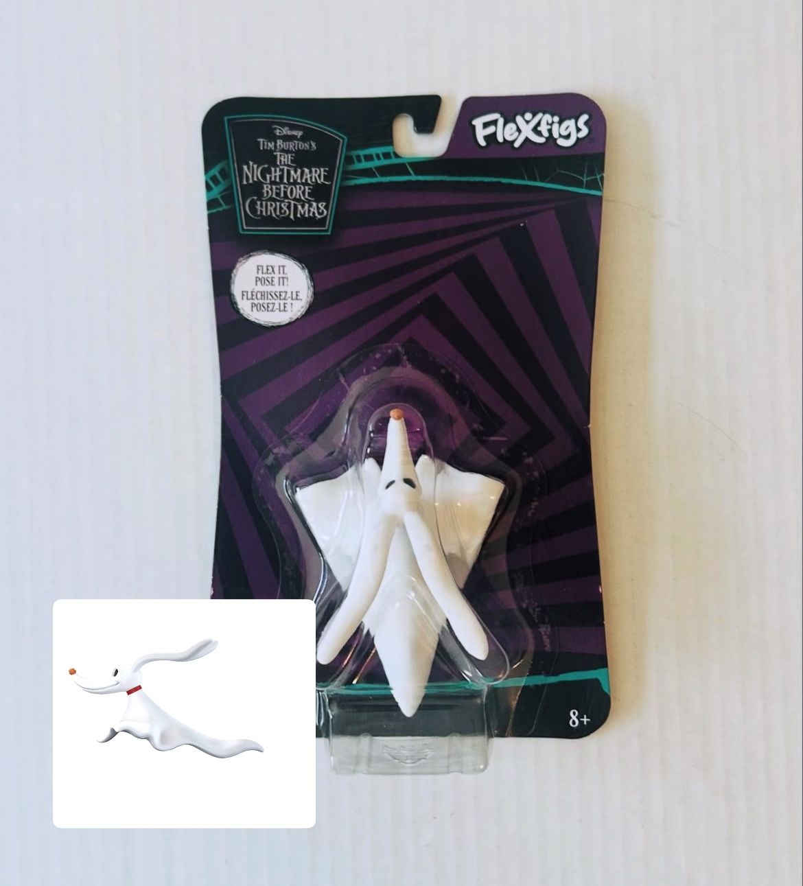 Disney The Nightmare Before Christmas Flexfigs Zero Bendable Figure