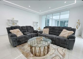 Living room set includes sofa and loveseat, ask for price