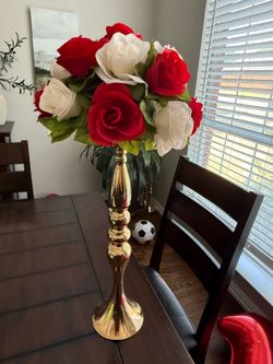 Red/white Table Centerpieces