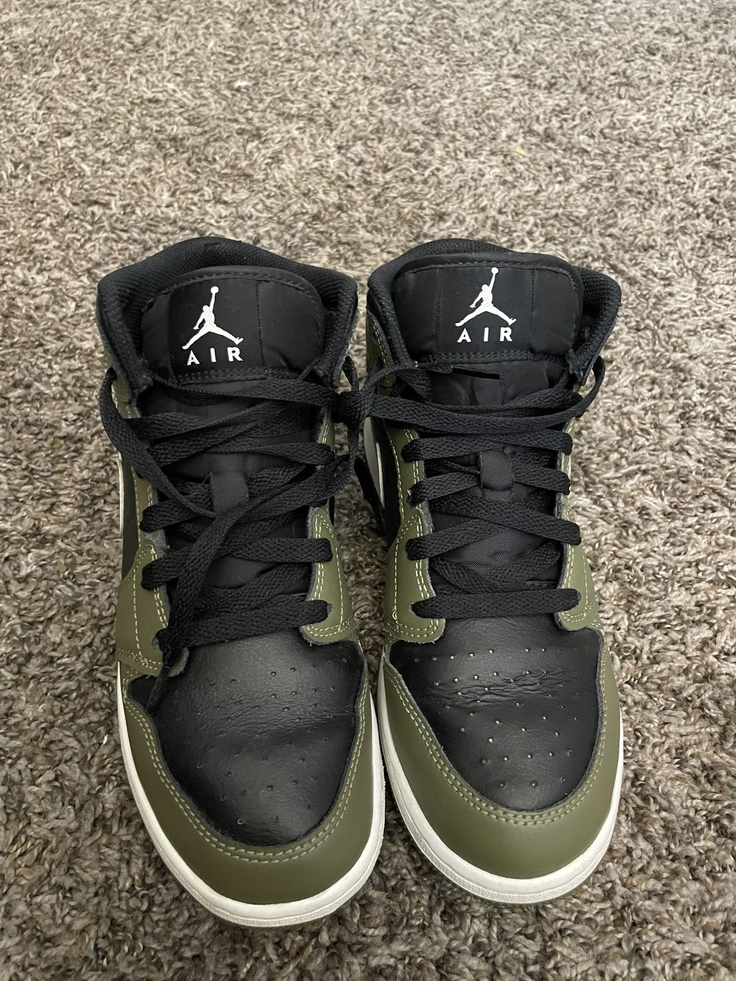 Green Air Jordan’s