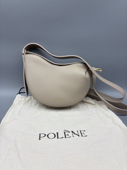 POLENE Pea Bag White Crossbody Bag