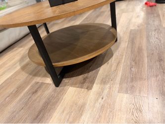 Wooden coffee table