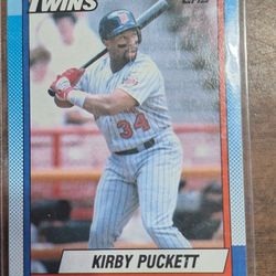 Kirby Puckett  and Edgar Martinez Error Card