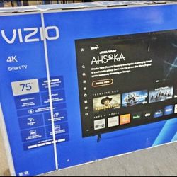 75 Vizio Smart 4K HGTV $55 down on financing free delivery six month warranty.