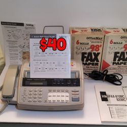 Vintage Brother Fax Machine 820MC $40