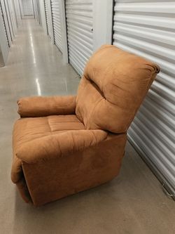 Brown swade recliner