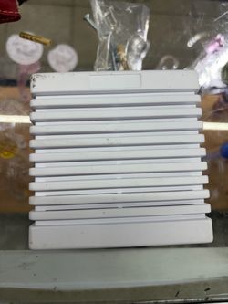White Plastic Louvered Vent Cover