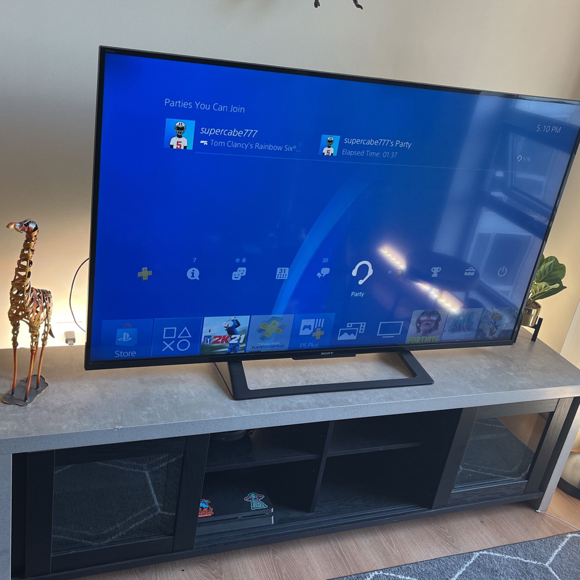 Tv And Tvstand Combo 