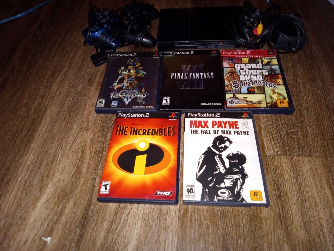 PS2 Slim With Extras