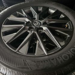 4  2025 LEXUS GX550 20" WHEELS&TIRES $1000