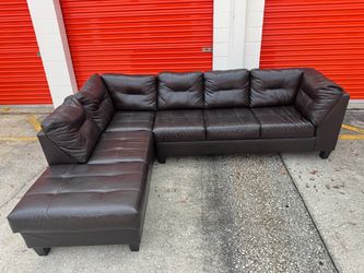 Leather Sectional Couch