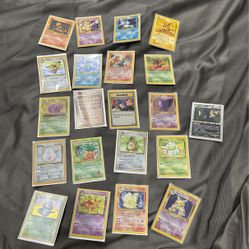 1995 vintage pokémon cards