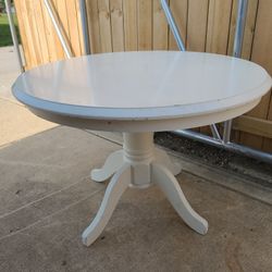 42" Round Wood Table Pedestal Base