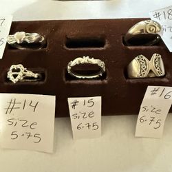 Sterling Silver 925 Rings,Please Look At All Photos For More Details,each $30