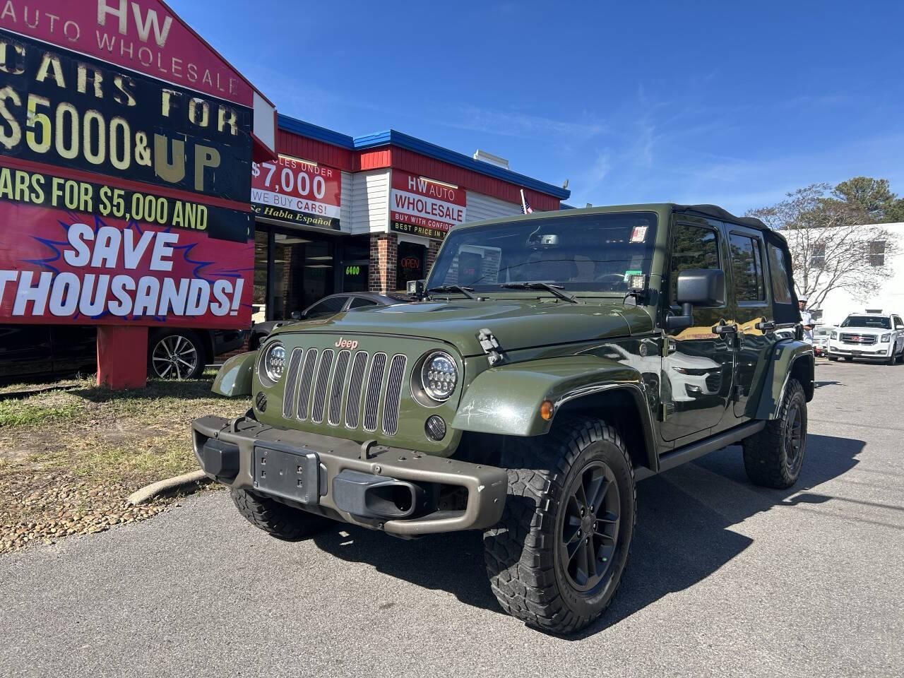 2016 Jeep Wrangler Unlimited