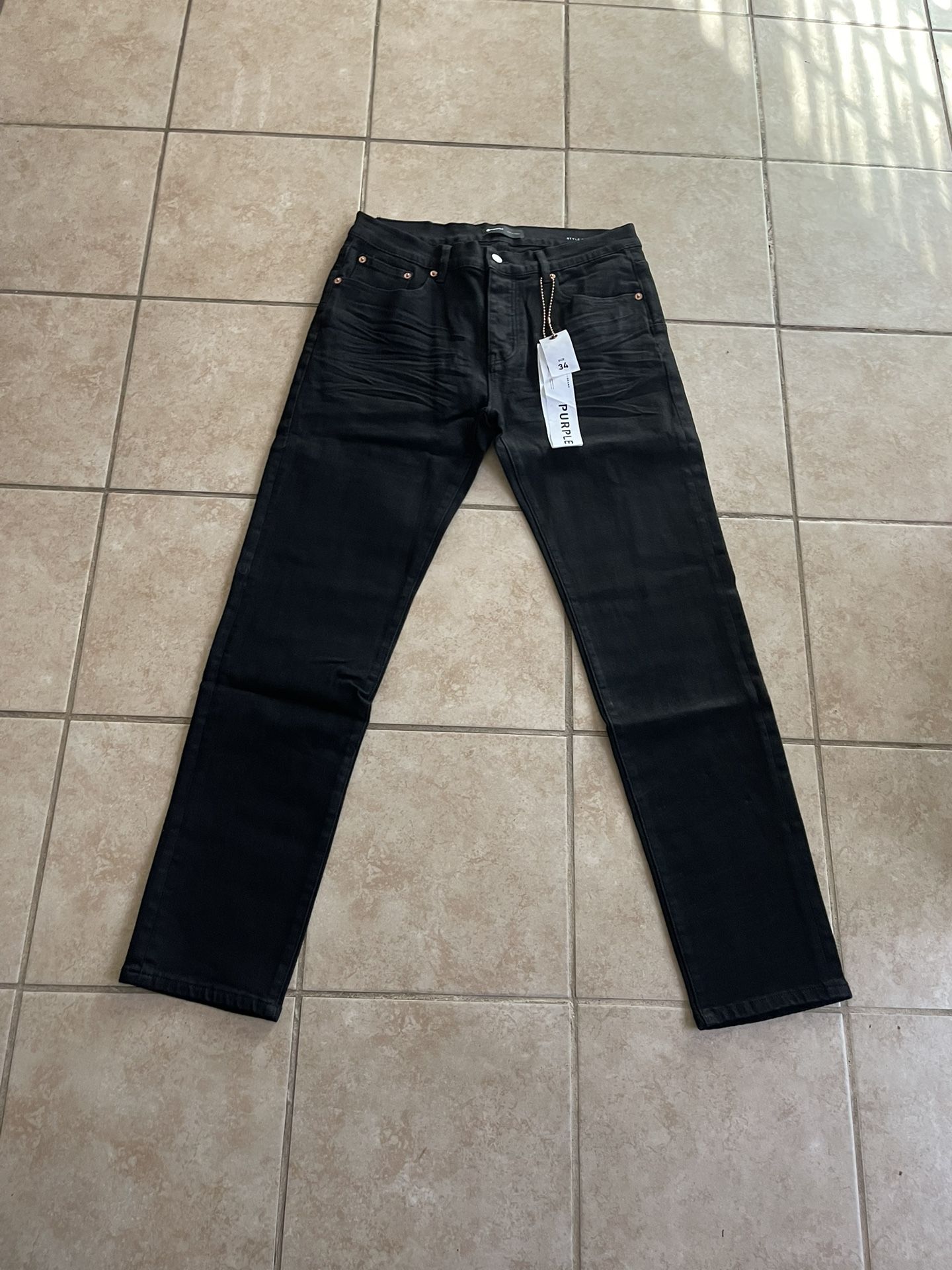 Purple jeans
