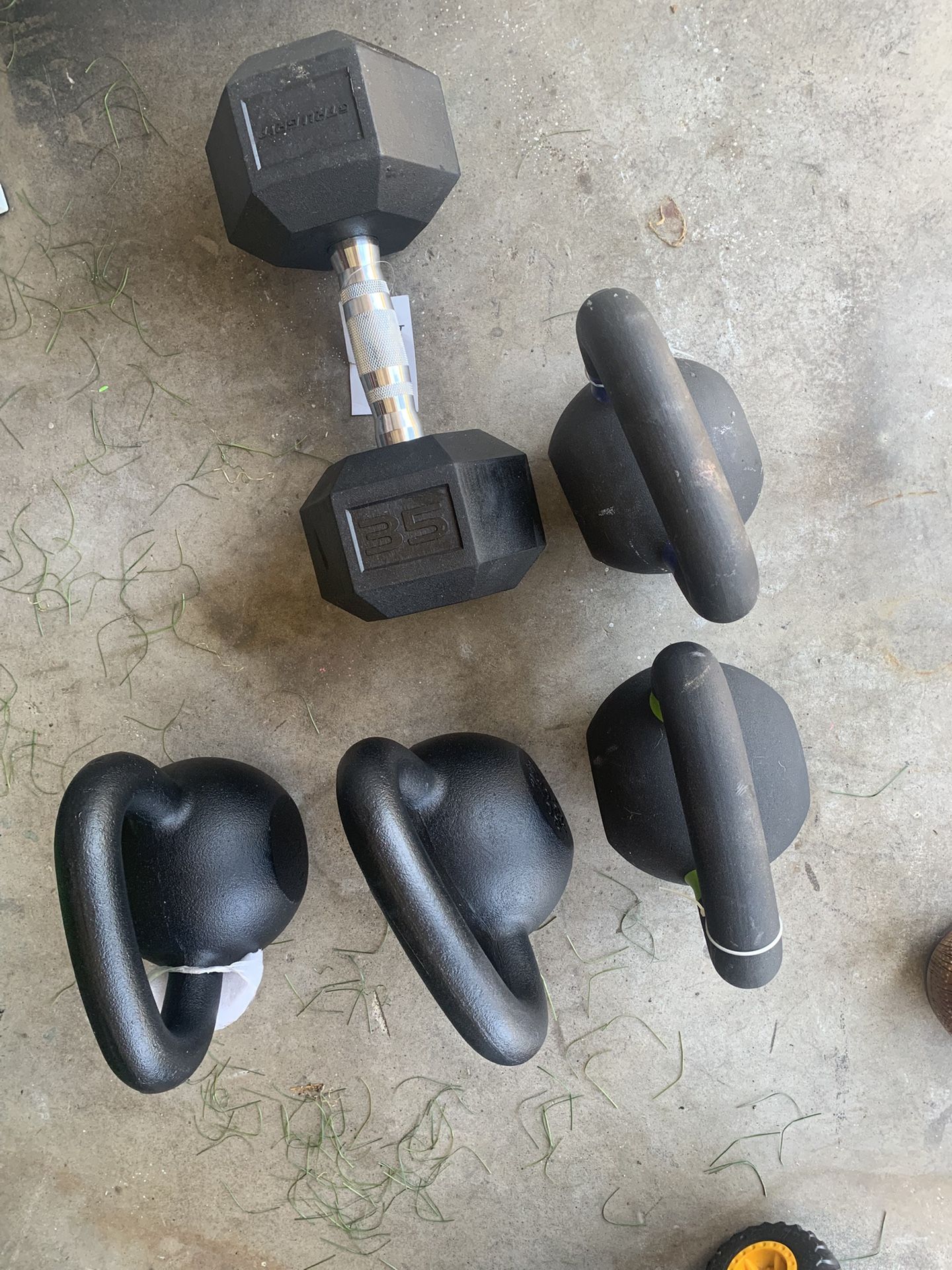 Dumbbell And Kettle Bells