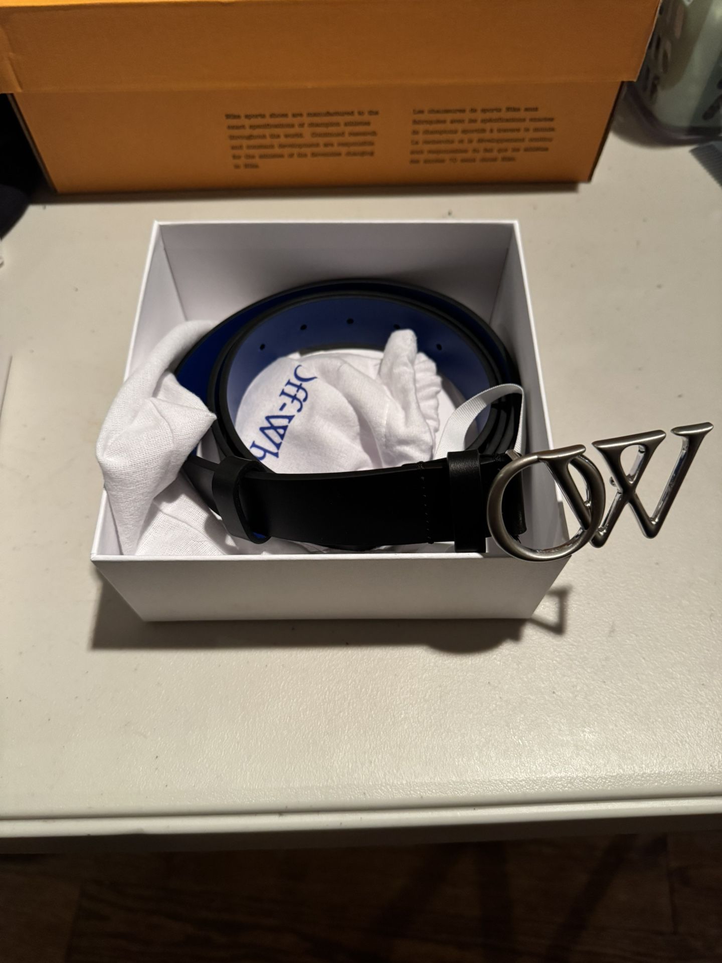 Off White Belt Size 110