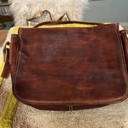 Ralph Lauren Leather Shoulder Bag 