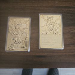 Pokémon Gold Plated Cards Burger King Promo