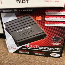 Power acoustik 1,600 watts monoblock