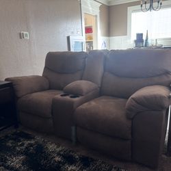 Brown Recliner 