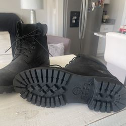 Timberland Black Boots Size 9