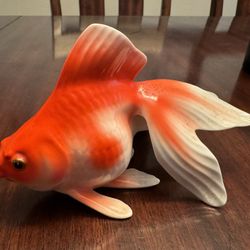  Vintage Noritake Nippon Bone China Fantail Goldfish Koi Figurines 