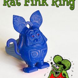 1960’s Blue Rat Fink Ring by Ed “Big Daddy” Roth