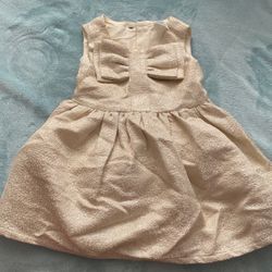 Gold Dress Baby Girl 9 Months