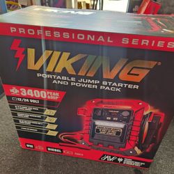 Viking 3400 Peak Amp Pro Car Battery Jump Starter