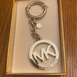 Michael Kors Silver Key Chains
