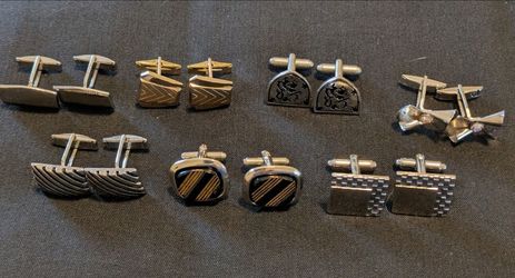 Seven (7) Lovely Pairs of Cufflinks