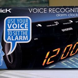 💥BRAND NEW VOICE RECOGNITION ALARM CLOCK & RADIO 