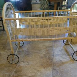 Antique baby crib