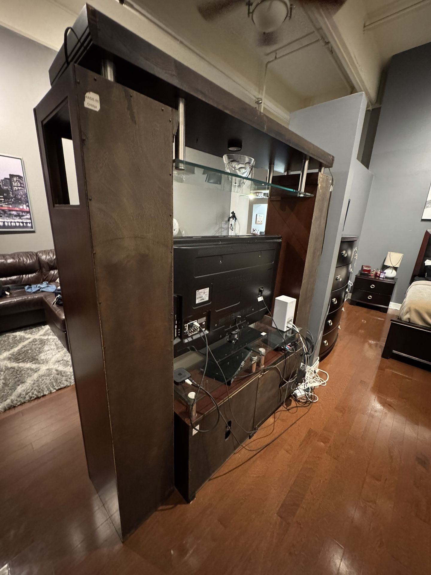 Entertainment Center Wood