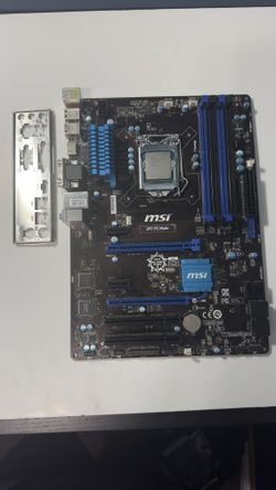 Intel Core i5-4570 / Broken MSI Z97 PC Mate Motherboard Parts Bundle