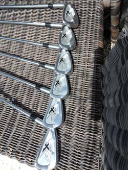 Six left-handed Callaway Forged Golf Club 4 5 6 7 8 !nd P use