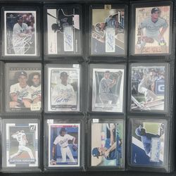 Dodgers Baseball Sports Card Auto Bundle (7 autos)