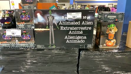10 Ft Animated Alien Halloween Animatronic $180