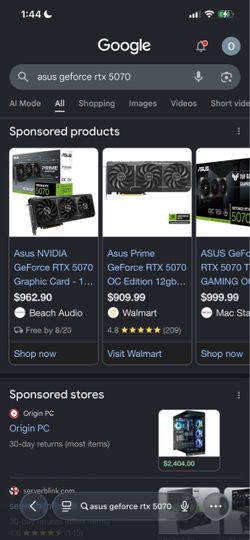 GeForce RTX 5070 $600 (UNBOXED)