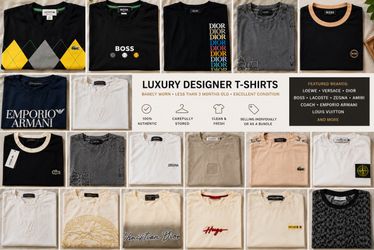 Luxury Designer T-Shirts – Pre-owned in Excellent Condition